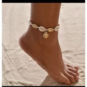 📩🎀🛍️2 for $10🎀Jewelry Leg Foot Bracelet Shell Anklets Girls Barefoot Chain